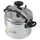 Home Maker Aluminium Pressure Cooker Silver 12L