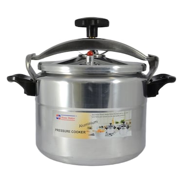 Home Maker Aluminium Pressure Cooker Silver 12L