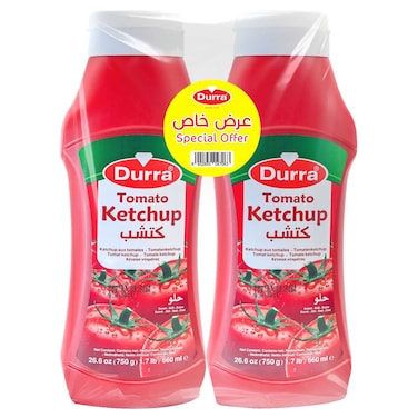 Durra Tomato Ketchup 750g Pack of 2