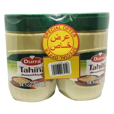 الدرة بالسمسم والطحينة 400 غرام حزمة من 2