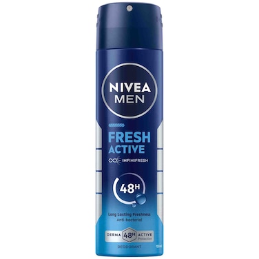 NIVEA MEN Antiperspirant Spray for Men Fresh Active Fresh Scent 150ml