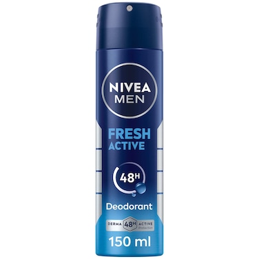 NIVEA MEN Antiperspirant Spray for Men Fresh Active Fresh Scent 150ml
