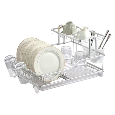 Feelings 2 Tier Aluminium Dish Rack