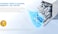 Midea 15 Place Settings Smart Freestanding Dishwasher With &amp;amp; 9 Program, Wi-Fi, Delay Start &amp;amp; Auto Open Function, Silent &amp;amp; High Energy Efficient, Rapid &amp;amp; Cloud Wash, Silver, WQP15-W7633D(SS)-GCC-CLR01