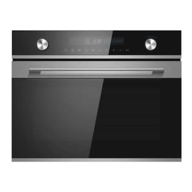 Master Kitchen 50L Built-In Combi Oven with Microwave Function, 13 Cooking Functions, Grill, Convection, Pyrolytic Cleaning, Black Glass &ndash; MKO1307-EDMXSBK-CLR01.