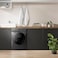 Midea 10/7 kg Washer Dryer, 1400 RPM, BLDC Inverter, 16 Programs, Steam Care, Wi-Fi, Auto Clean, Lunar Dial, Titanium &amp;ndash; MF200D100WBTGCC-CLR01.