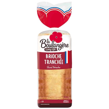 La Boulangere Sliced Brioche Loaf, 500g