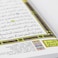 The Holy Quran for Qiyam and Tahajjud with thematic division of the verses of the Holy Quran, double-sided, size 35 x 50 cm-red