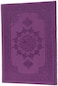 Mushaf al Qiyam With Leather Cover - Mushaf al-Qiyam with thematic division of verses of the Holy Quran Jawaami Al Qiyam Quran Large Size 25 x 35cm 122 Pages - Purple.