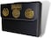 Tajweed Quran in 30 parts set in leather case (with words meanings), medium size: 17&times;24 cm