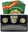 Tajweed Quran in 30 parts set in leather case (with words meanings), medium size: 17&times;24 cm