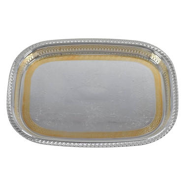 ويندسيرا صينية  بيضاوية متوسطة الحجم فضية وذهبية