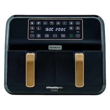 Kenwood kHealthy Fry Twin Air Fryer, HFP70, Black, 4 L