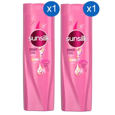 Sunsilk Strength &amp; Shine Shampoo 400ml Pack of 2