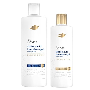 دوف شامبو  للإصلاح المكثف وبلسم دوف للإصلاح المكثف 400 ملل + 350 ملل