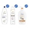 Dove Deeply Nourishing Body Wash with Care &amp; Protect Pampering Shea Butter and Warm Vanilla Scent Nourishing Hand Wash and Advanced Care Invisible Anti-Perspirant Deodorant Spray 250ml+250ml+150ml
