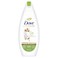 Dove Care By Nature Restoring Body Wash with Coconut Oil and Almond Milk with Exfoliating Body Scrub Crushed Macadamia and Rice Milk Scent and Powder Soft Moisturising Cream Anti-Perspirant Deodorant Spray 250ml+298g+225ml