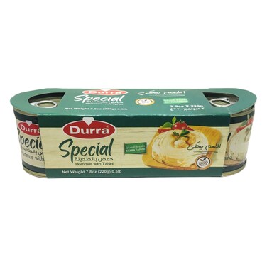 Durra Special Hommus with Tahini 220g Pack of 3