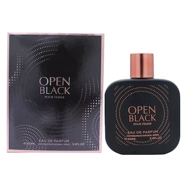 Designer Collection Open Black Eau De Parfum for Men, 100ml