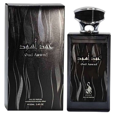 Risala Oud Aswad Eau De Parfum for Men, 100ml