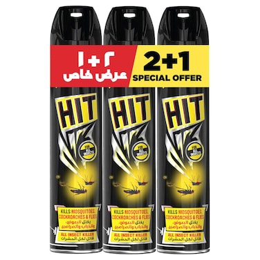 Hit All Insect Killer Spray 300ml Pack of 3