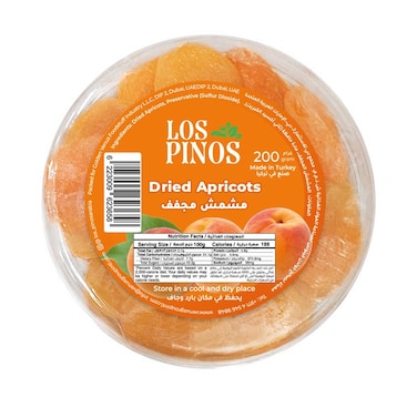 Los Pinos Dried Apricot Circle 200g
