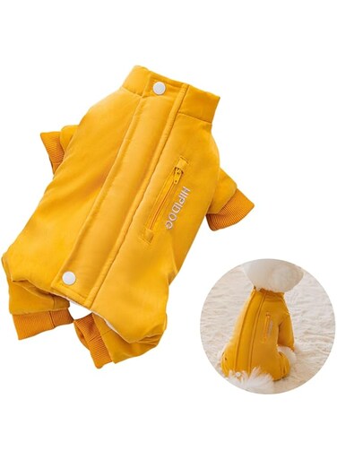 NALACAL Dog Winter Coat, Warm Winter Jumper Sweater Soft Sweatshirt for Cold Weather Soft and Warm for the Animal and Easy to Wear Puppy Winter Apparel Outdoor Clothes Dog Cat Cosy Coat for Small Dogs