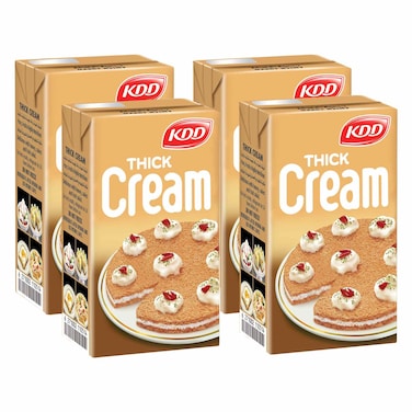 كي دي دي قشطة سميكة، 125 ملل حزمة من 4