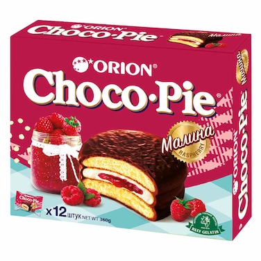 Orion Choco-Pie Raspberry 360g