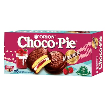 Orion Choco-Pie Raspberry 180g