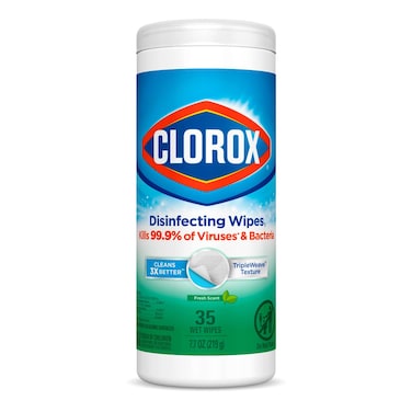 Clorox Disinfecting Wipes Fresh Scent  35 Wet Wipes