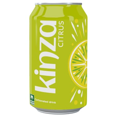 Kinza Carbonated Drink Cans Citrus 320ml