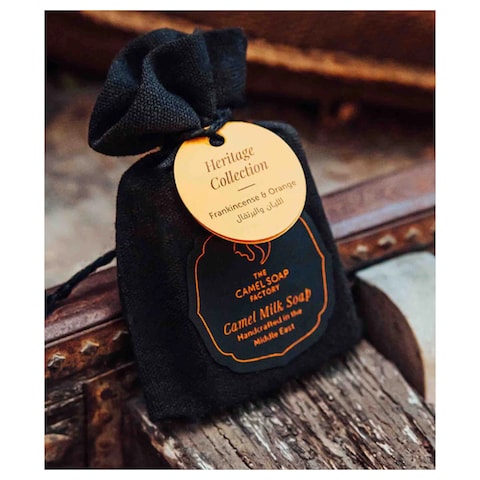 The Camel Soap Factory Heritage Collection Camel Milk Soap Frankincense and Orange 95g