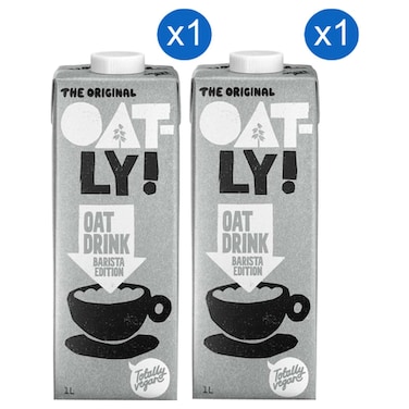 Oatly! Barista Edition Oat Drink 1L Pack of 2