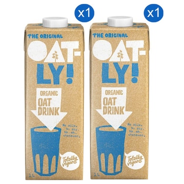 أوتلي ! مشروب شوفان عضوي 1 لتر حزمة من 2