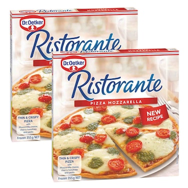 Dr. Oetker Ristorante Mozzarella Pizza, 355g Pack of 2