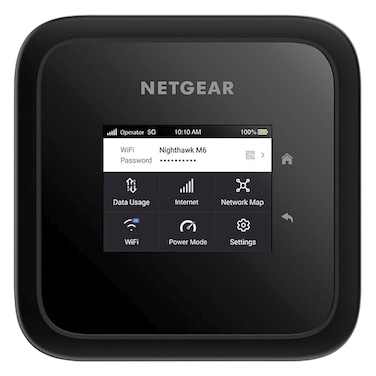 Netgear Nighthawk M6 5G Wi-Fi 6 Mobile Hotspot Router MR6150, Black