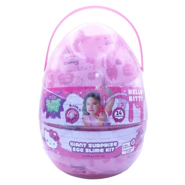 DohTime Hello Kitty Slime Time Giant Surprise Egg Slime Kit 420g