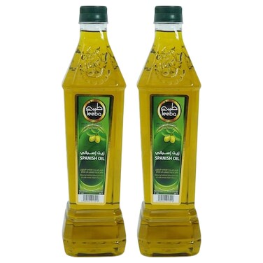 طيبه زيت زيتون إسباني 1 لتر حزمة من 2