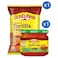 Old El Paso Crunchy Tortilla Chips Chilli Mild 185g + Old El Paso Chunky Salsa Mild Dip 312g