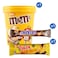 M&amp;M's Peanut Chocolate Ice Cream Tub and Twix Chocolate Wafer Rolls and Snickers Caramel Filled Chocolate Wafer Rolls 450ml+22.5g+24g
