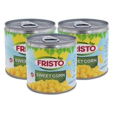 فريستو علبة ذرة حلوة ، 150 غرام، من 3 قطع