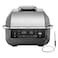 Ninja Foodi Smart 5-in-1 Grill and Air Fryer EG351ME, 1760 W, Grey and Silver, Smart Cook System