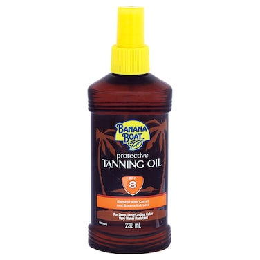 Banana Boat Protective Tanning Oil SPF 8, 236ml