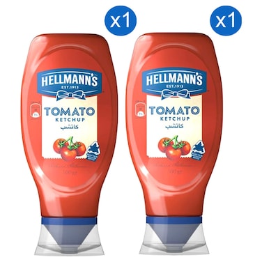 هيلمنز كاتشب الطماطم 500 غرام حزمة من 2