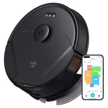 Eufy X8 Pro Robot Vacuum Cleaner, Black, Powerful Suction