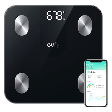 eufy Smart Scale A1, Black, 26x26x2.5 cm