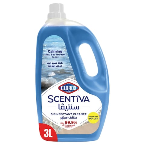 Clorox Disinfectant Cleaner, Calming Red Sea Breeze Scent, 3L