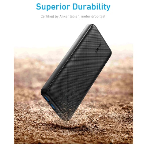 أنكر 325 باور بنك بمنفذ USB-C سعة 20000 مللي أمبير أسود