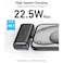 Anker Nano Power Bank with PD Port and Built-In USB-C Cable, 5000 mAh, Black, 22.5 W